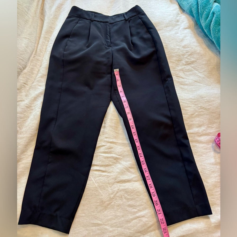 Black Ankle Length Trousers